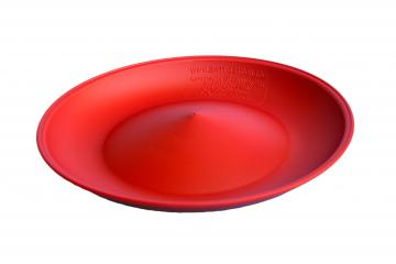 Assiettes à tourner Jojo - 23 cm - 125 gr / Rouge